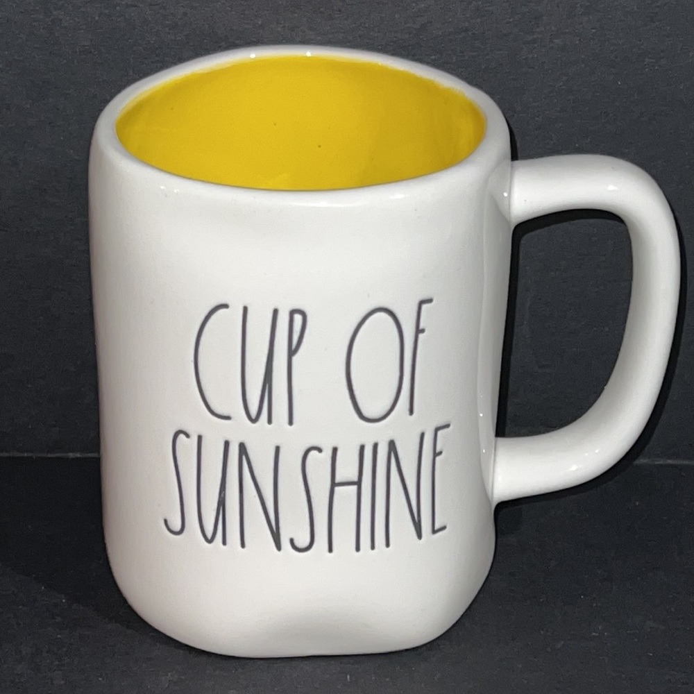 Rae Dunn “CUP OF SUNSHINE“ 16oz mug-EUC-SOLD OUT